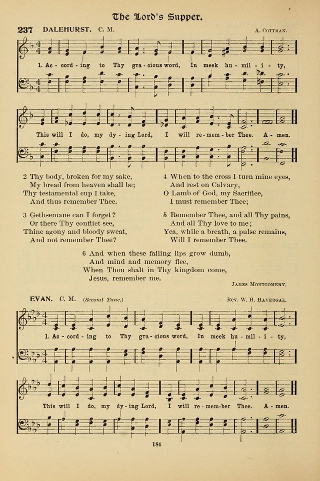 Hymnal Companion to the Prayer Book with Accompanying Tunes (Second Edition) page 185