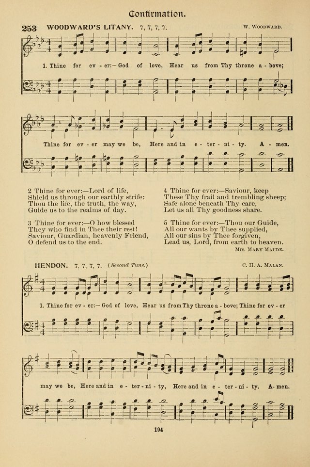 Hymnal Companion to the Prayer Book with Accompanying Tunes (Second Edition) page 195
