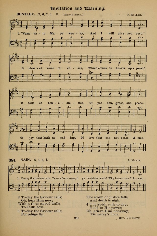 Hymnal Companion to the Prayer Book with Accompanying Tunes (Second Edition) page 282