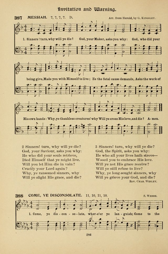 Hymnal Companion to the Prayer Book with Accompanying Tunes (Second Edition) page 287