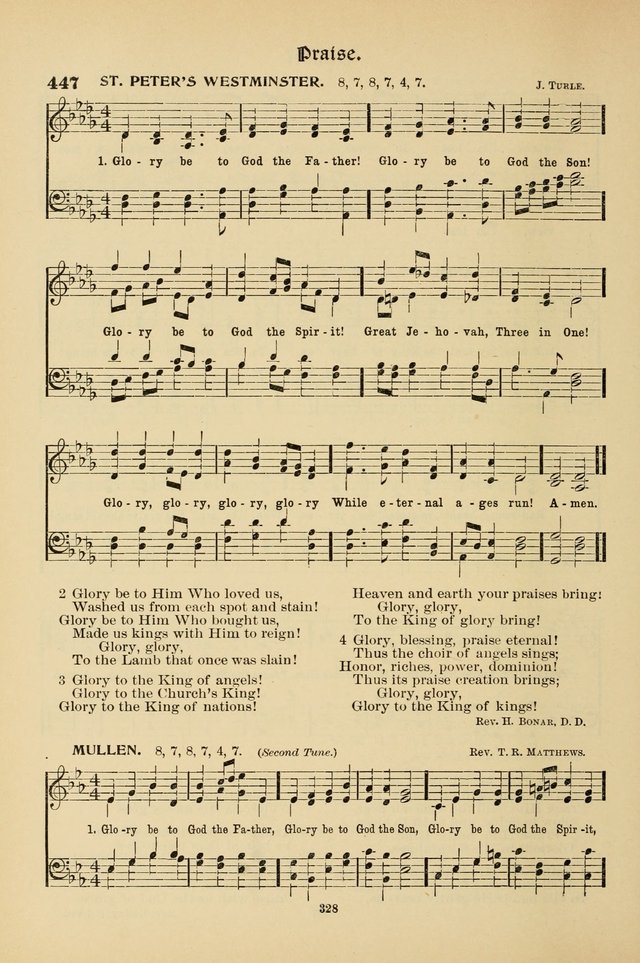 Hymnal Companion to the Prayer Book with Accompanying Tunes (Second Edition) page 329