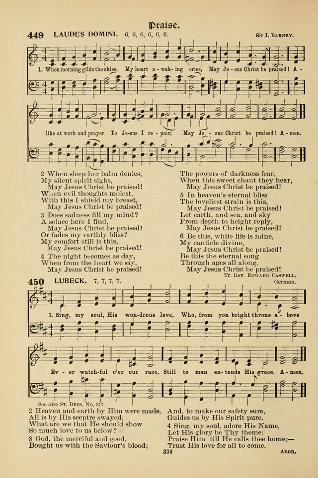 Hymnal Companion to the Prayer Book with Accompanying Tunes (Second Edition) page 331