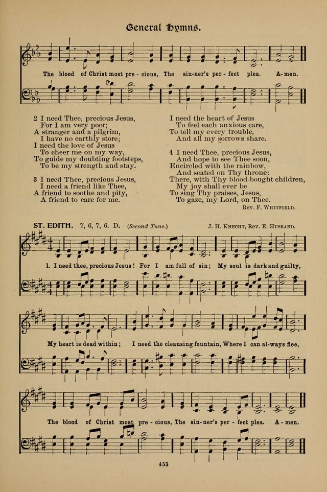 Hymnal Companion to the Prayer Book with Accompanying Tunes (Second Edition) page 456