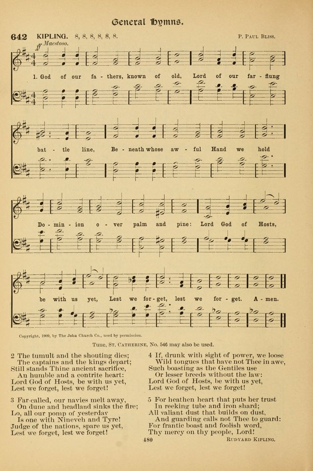 Hymnal Companion to the Prayer Book with Accompanying Tunes (Second Edition) page 481