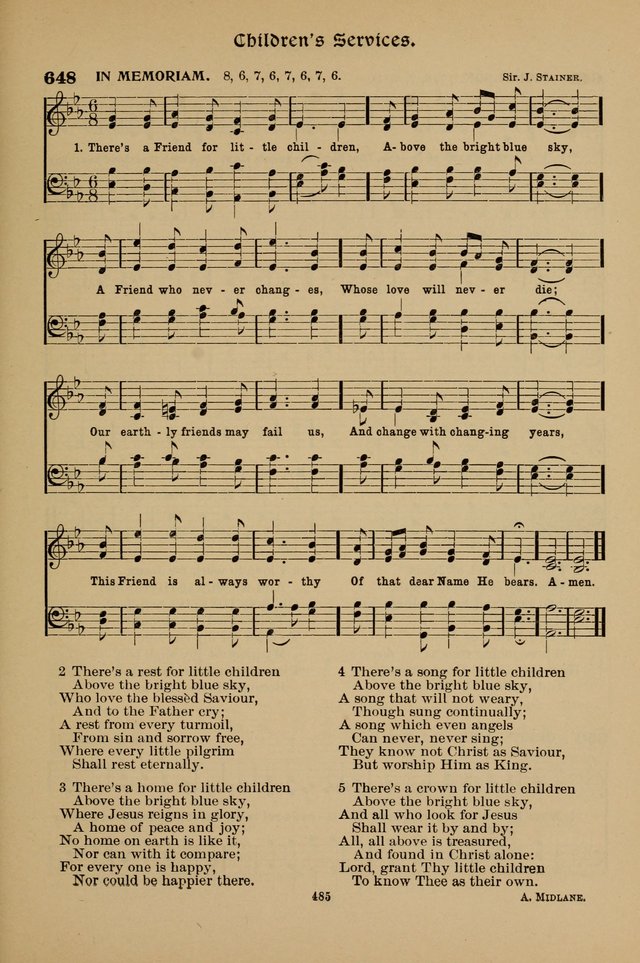 Hymnal Companion to the Prayer Book with Accompanying Tunes (Second Edition) page 486