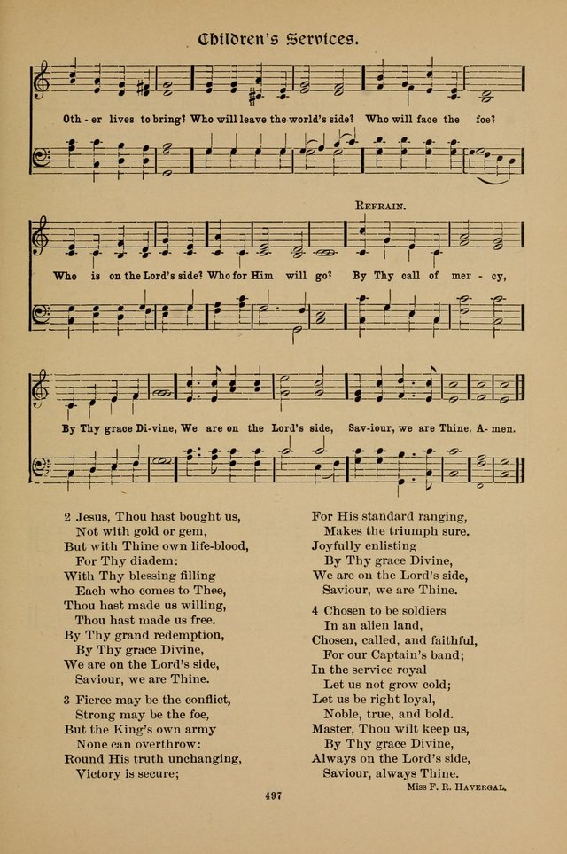 Hymnal Companion to the Prayer Book with Accompanying Tunes (Second Edition) page 498