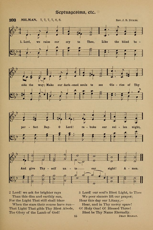 Hymnal Companion to the Prayer Book with Accompanying Tunes (Second Edition) page 86