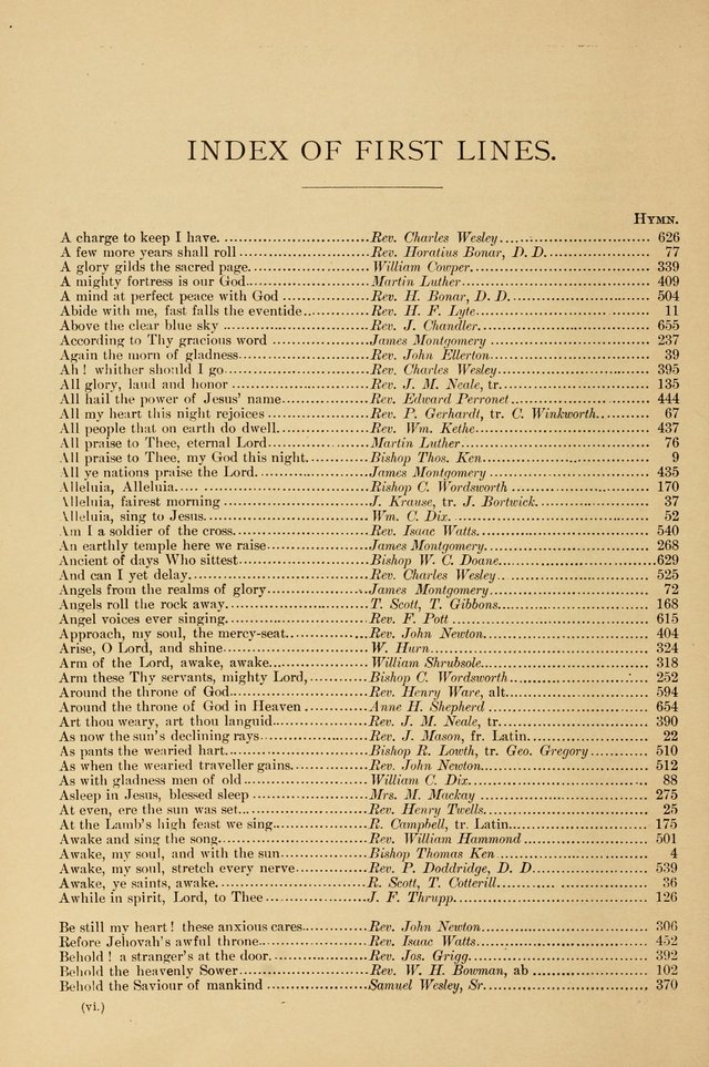 Hymnal Companion to the Prayer Book with Accompanying Tunes (Second Edition) page x