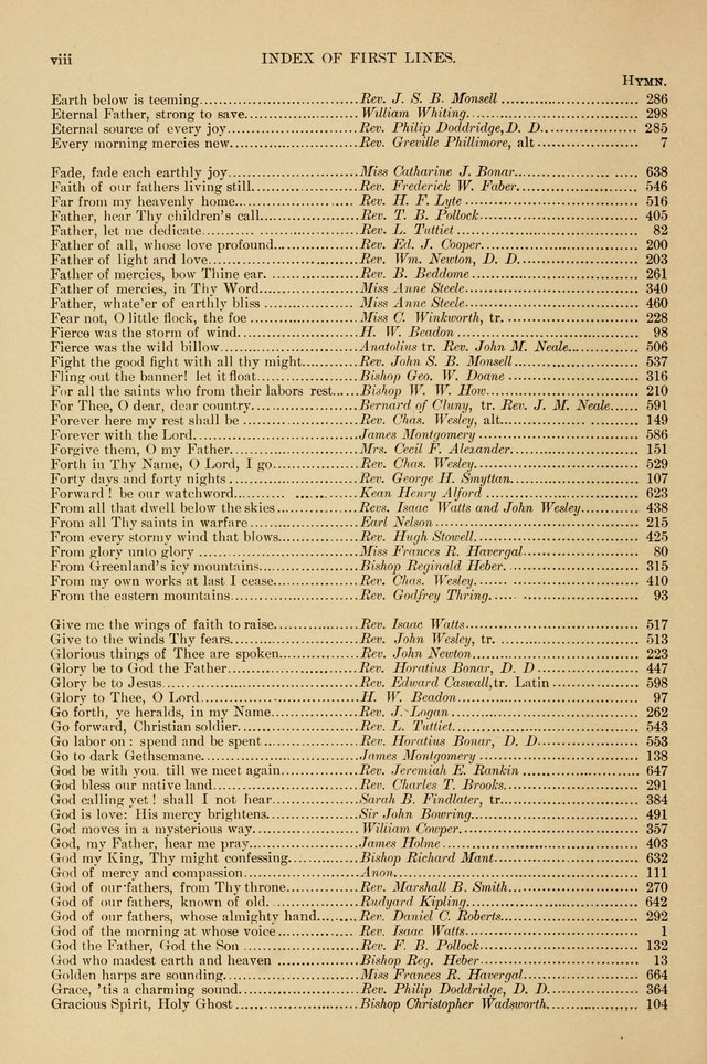 Hymnal Companion to the Prayer Book with Accompanying Tunes (Second Edition) page xii