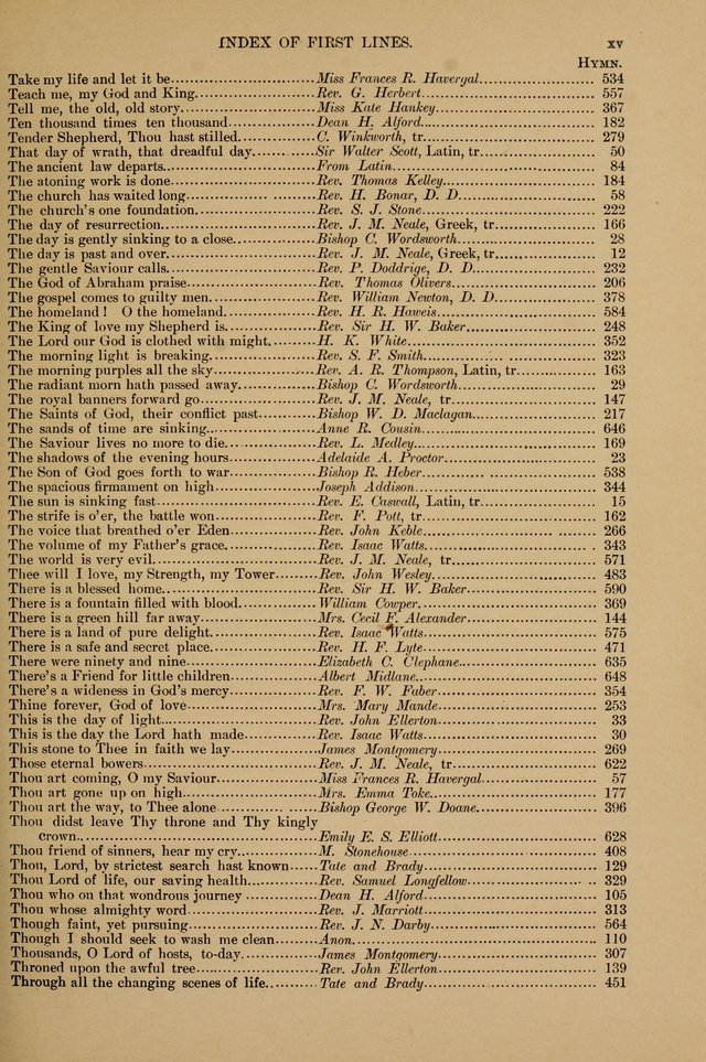 Hymnal Companion to the Prayer Book with Accompanying Tunes (Second Edition) page xix