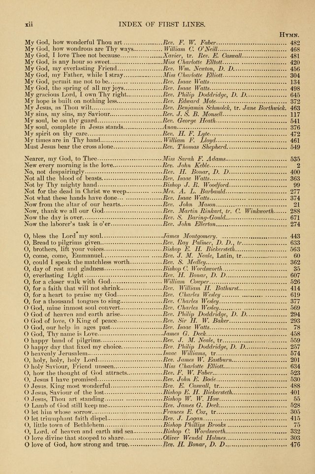 Hymnal Companion to the Prayer Book with Accompanying Tunes (Second Edition) page xvi