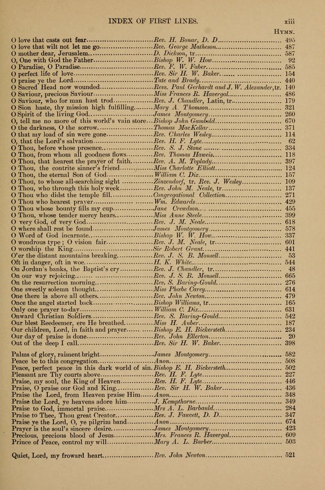 Hymnal Companion to the Prayer Book with Accompanying Tunes (Second Edition) page xvii