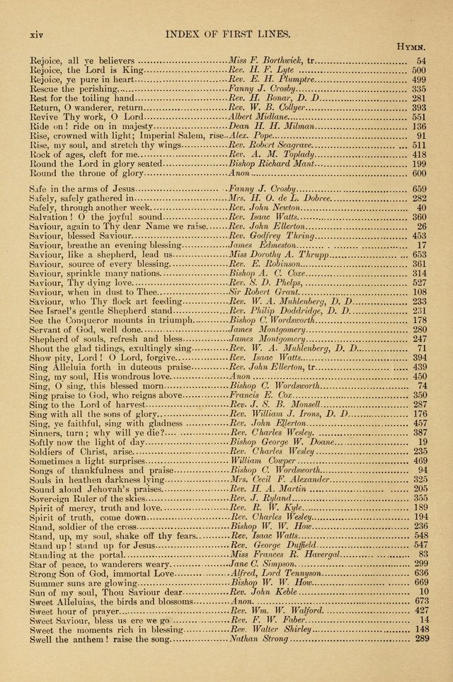 Hymnal Companion to the Prayer Book with Accompanying Tunes (Second Edition) page xviii