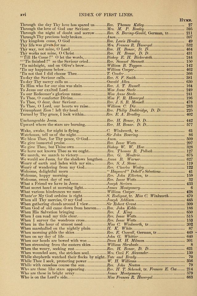 Hymnal Companion to the Prayer Book with Accompanying Tunes (Second Edition) page xx