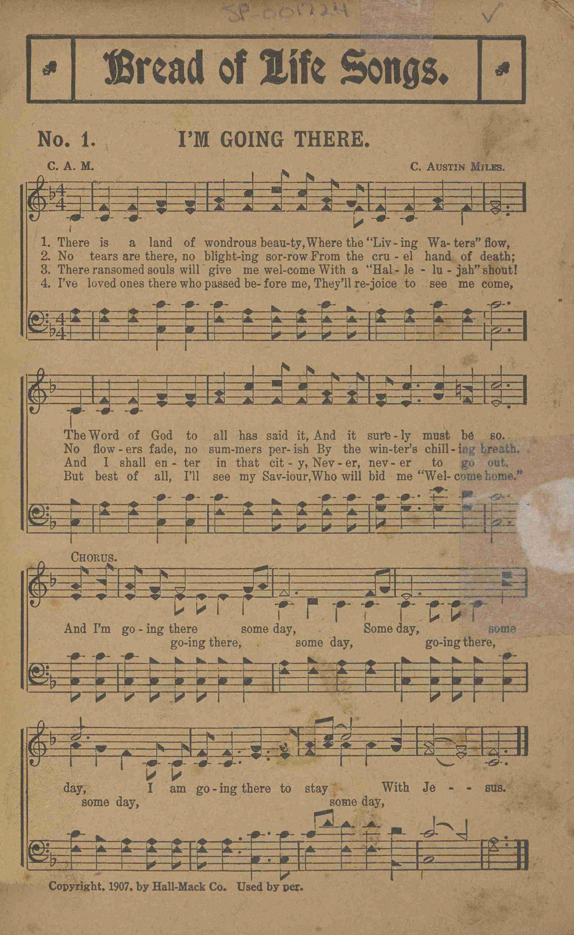 The Bread of Life Songs page 1