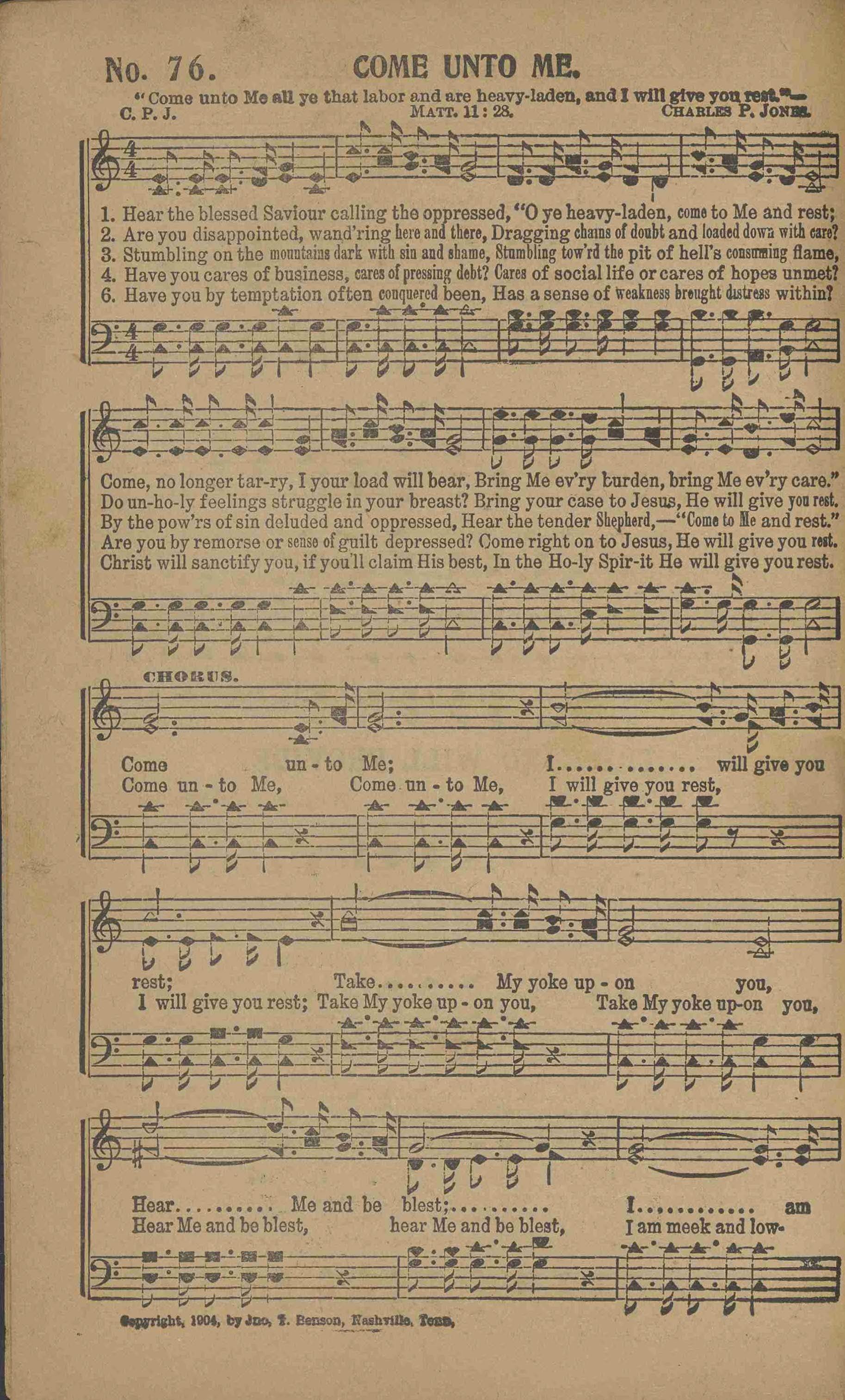 The Bread of Life Songs page 78