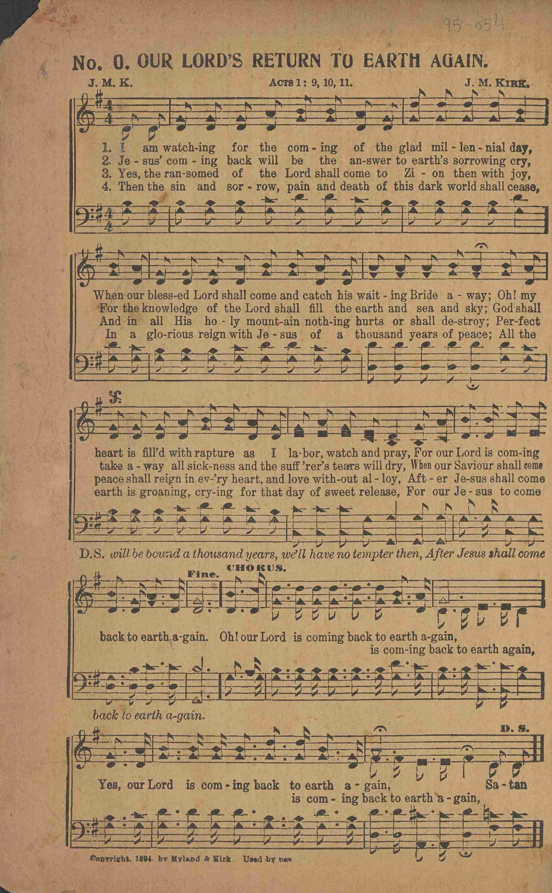 The Bread of Life Songs page i