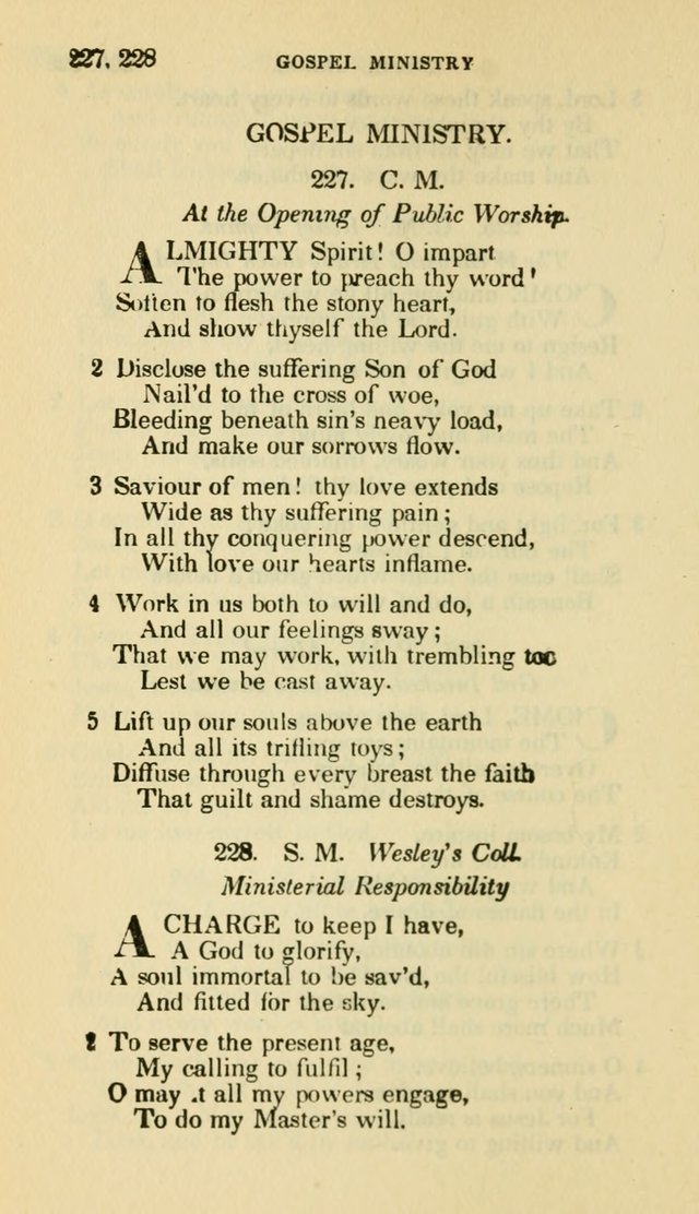 The Choice: in two parts; Part I, containing Psalms and hymns, Part II, containing spiritual songs; designed for public and private worship (6th ed.) page 149