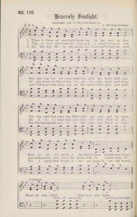 Crowning Carols: a superior collection of Sacred songs for the Church, Sunday school, singing class, singing convention, etc. page 118