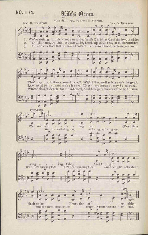 Crowning Carols: a superior collection of Sacred songs for the Church, Sunday school, singing class, singing convention, etc. page 184