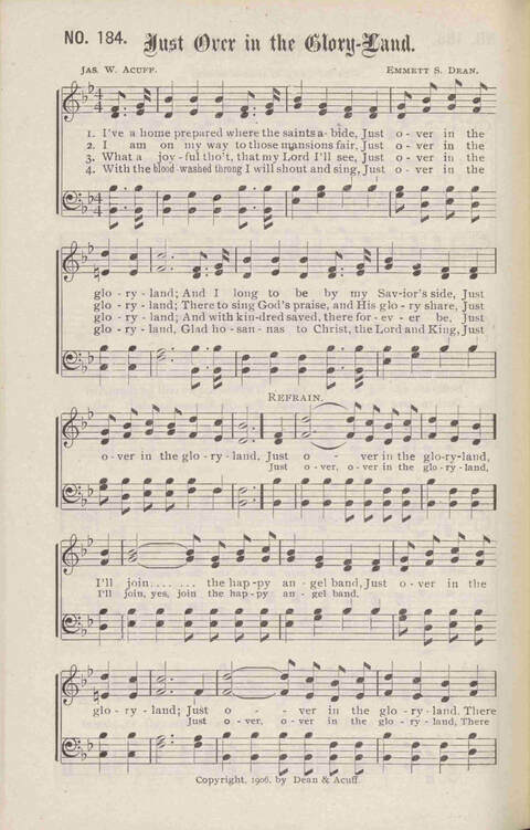 Crowning Carols: a superior collection of Sacred songs for the Church, Sunday school, singing class, singing convention, etc. page 194