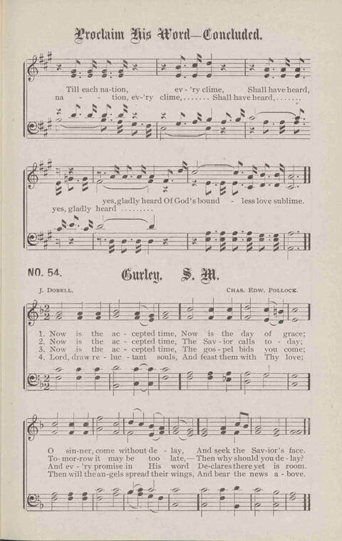 Crowning Carols: a superior collection of Sacred songs for the Church, Sunday school, singing class, singing convention, etc. page 57