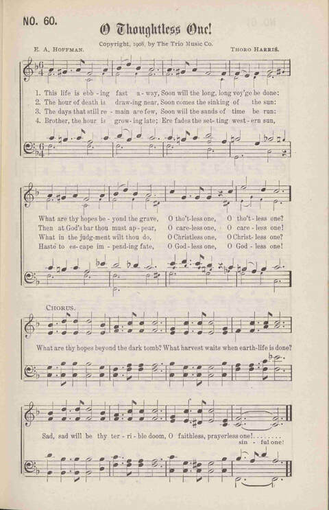 Crowning Carols: a superior collection of Sacred songs for the Church, Sunday school, singing class, singing convention, etc. page 63