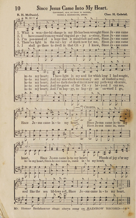Choice Collections: a special selection of sacred songs with brief sketches of the leading authors (With supplement) page 12