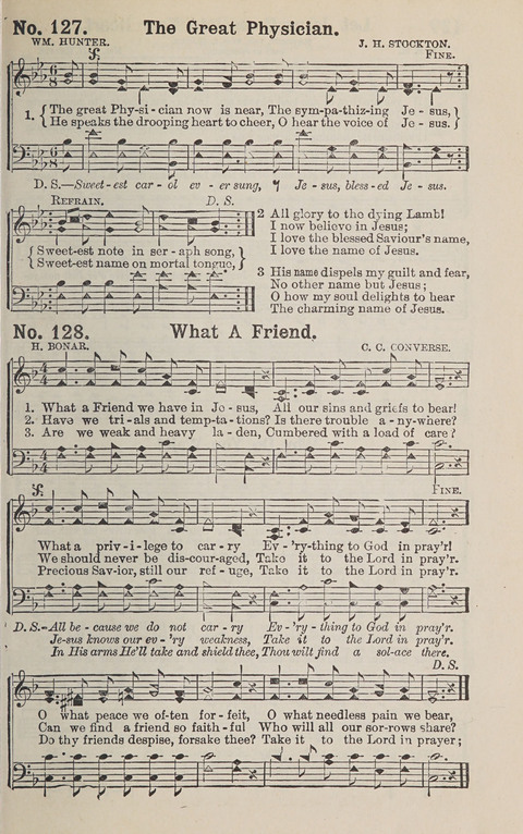 Choice Collections: a special selection of sacred songs with brief sketches of the leading authors (With supplement) page 121