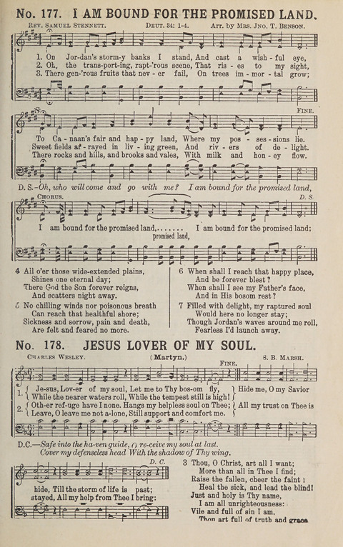 Choice Collections: a special selection of sacred songs with brief sketches of the leading authors (With supplement) page 143
