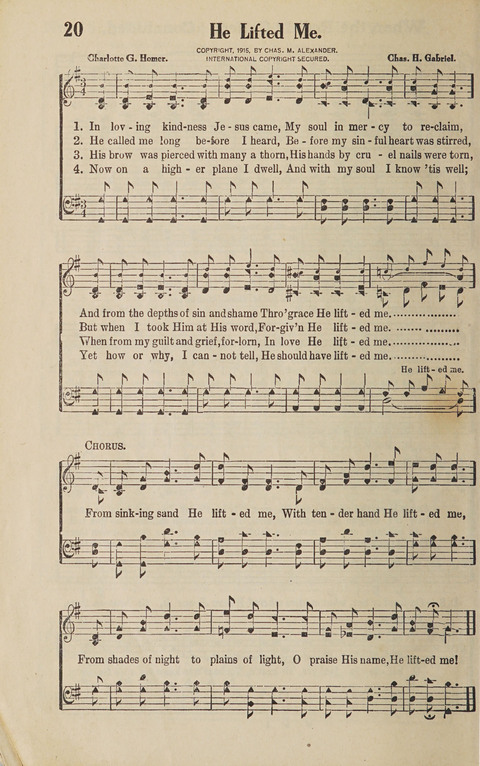 Choice Collections: a special selection of sacred songs with brief sketches of the leading authors (With supplement) page 22
