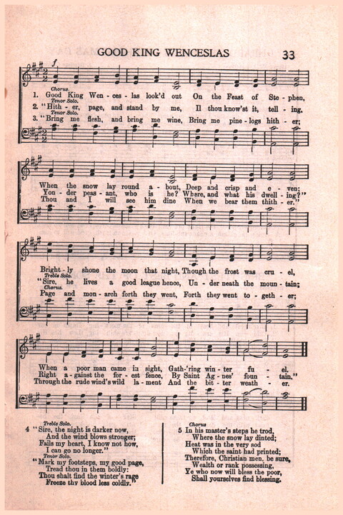 Christmas Customs and Carols page 33