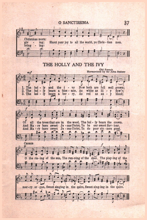 Christmas Customs and Carols page 37
