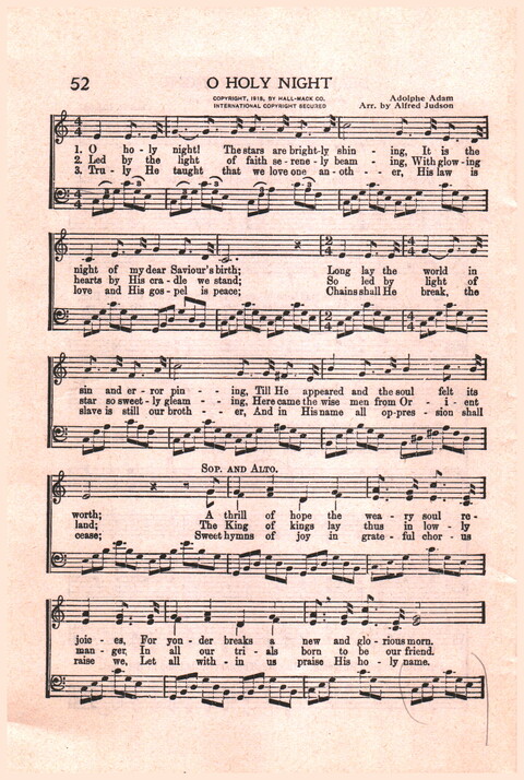 Christmas Customs and Carols page 52