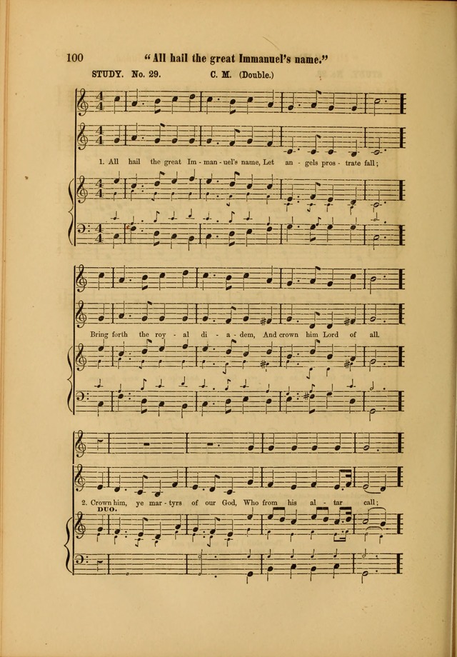 Church Chorals and Choir Studies page 100
