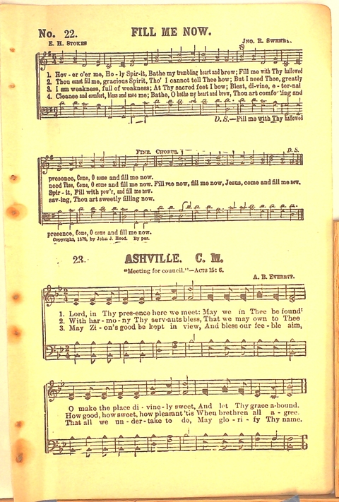 The Complete Church Hymnal page 13