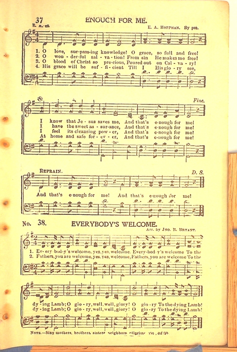 The Complete Church Hymnal page 21