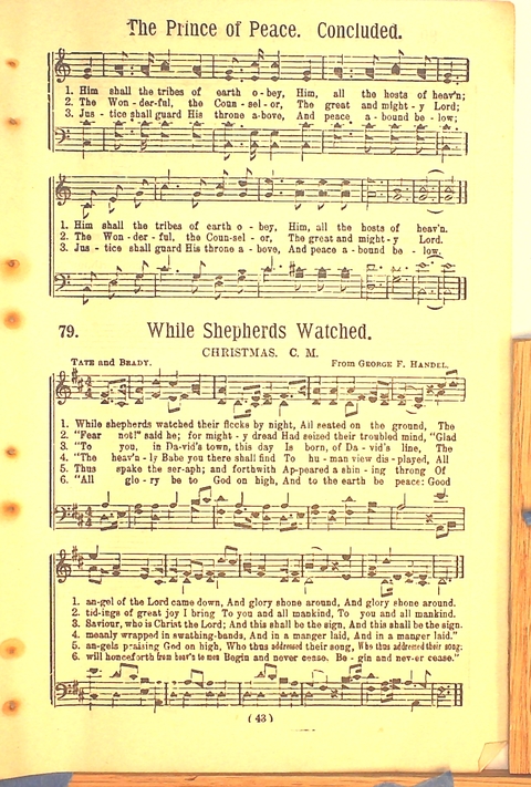 The Complete Church Hymnal page 45
