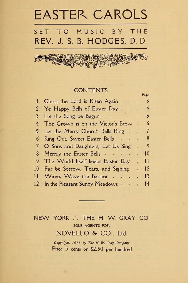 Christmas Carols and Hymns for Children: set to music by the Rev. J. S. B. Hodges, S.T.D. page 20