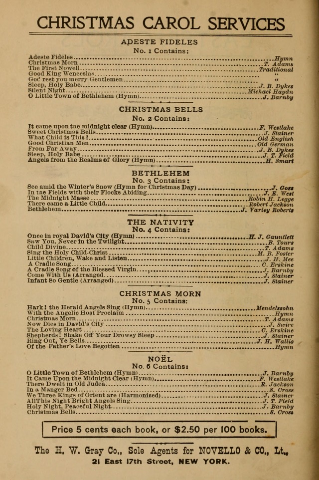 Christmas Carols and Hymns for Children: set to music by the Rev. J. S. B. Hodges, S.T.D. page 21