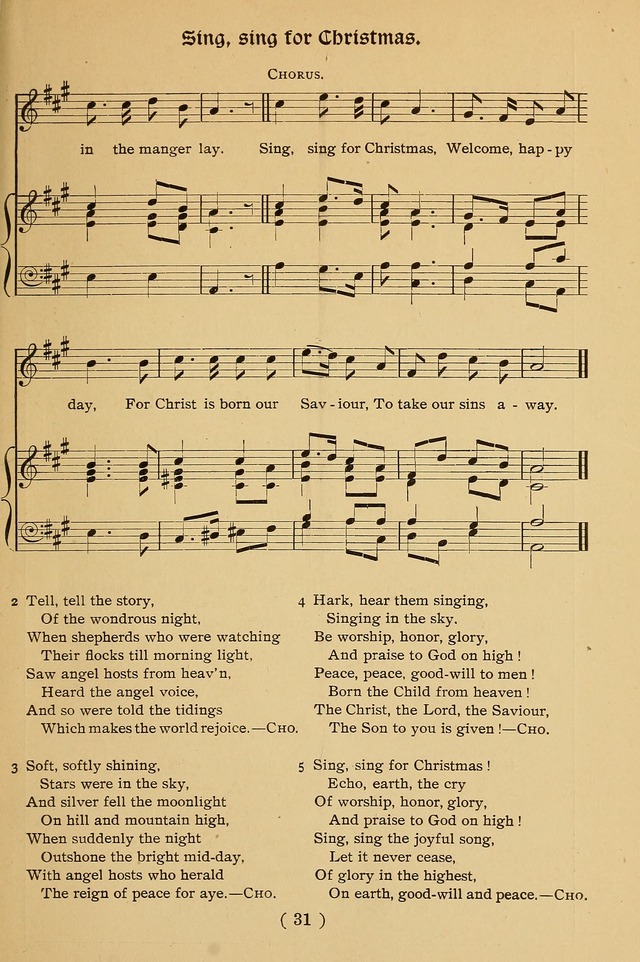 Christmas Carols and Hymns for Children: set to music by the Rev. J. S. B. Hodges, S.T.D. page 36