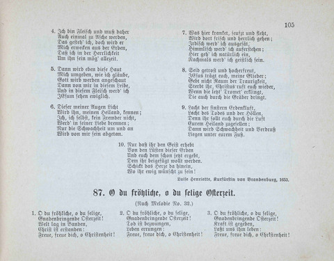 Concordia Chöre: eine Sammlung von Liedern in vierstimmigem Satz für unsere Schulen und Sonntagsschulen page 105