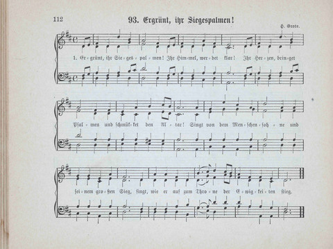 Concordia Chöre: eine Sammlung von Liedern in vierstimmigem Satz für unsere Schulen und Sonntagsschulen page 112