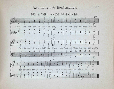 Concordia Chöre: eine Sammlung von Liedern in vierstimmigem Satz für unsere Schulen und Sonntagsschulen page 123