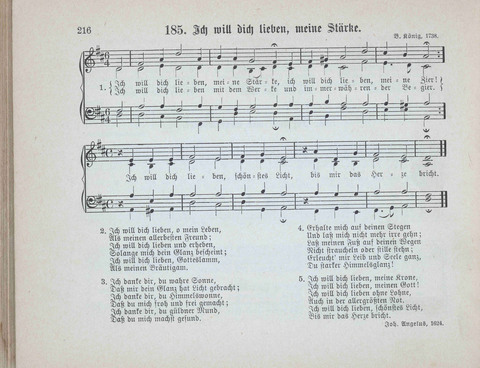 Concordia Chöre: eine Sammlung von Liedern in vierstimmigem Satz für unsere Schulen und Sonntagsschulen page 216