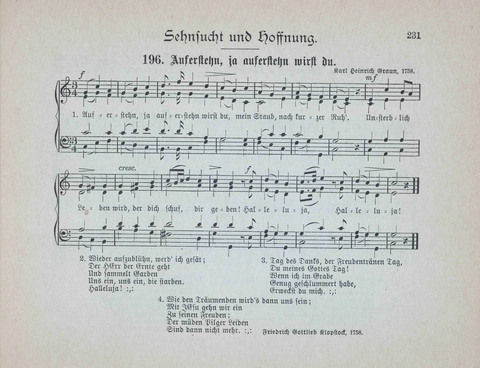 Concordia Chöre: eine Sammlung von Liedern in vierstimmigem Satz für unsere Schulen und Sonntagsschulen page 231