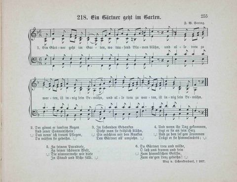 Concordia Chöre: eine Sammlung von Liedern in vierstimmigem Satz für unsere Schulen und Sonntagsschulen page 255