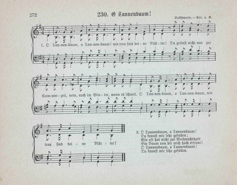 Concordia Chöre: eine Sammlung von Liedern in vierstimmigem Satz für unsere Schulen und Sonntagsschulen page 272