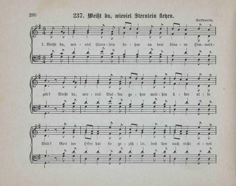 Concordia Chöre: eine Sammlung von Liedern in vierstimmigem Satz für unsere Schulen und Sonntagsschulen page 280