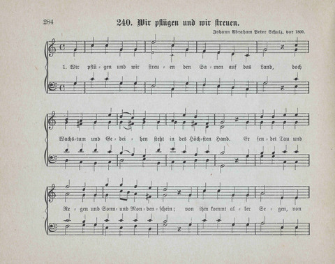 Concordia Chöre: eine Sammlung von Liedern in vierstimmigem Satz für unsere Schulen und Sonntagsschulen page 284